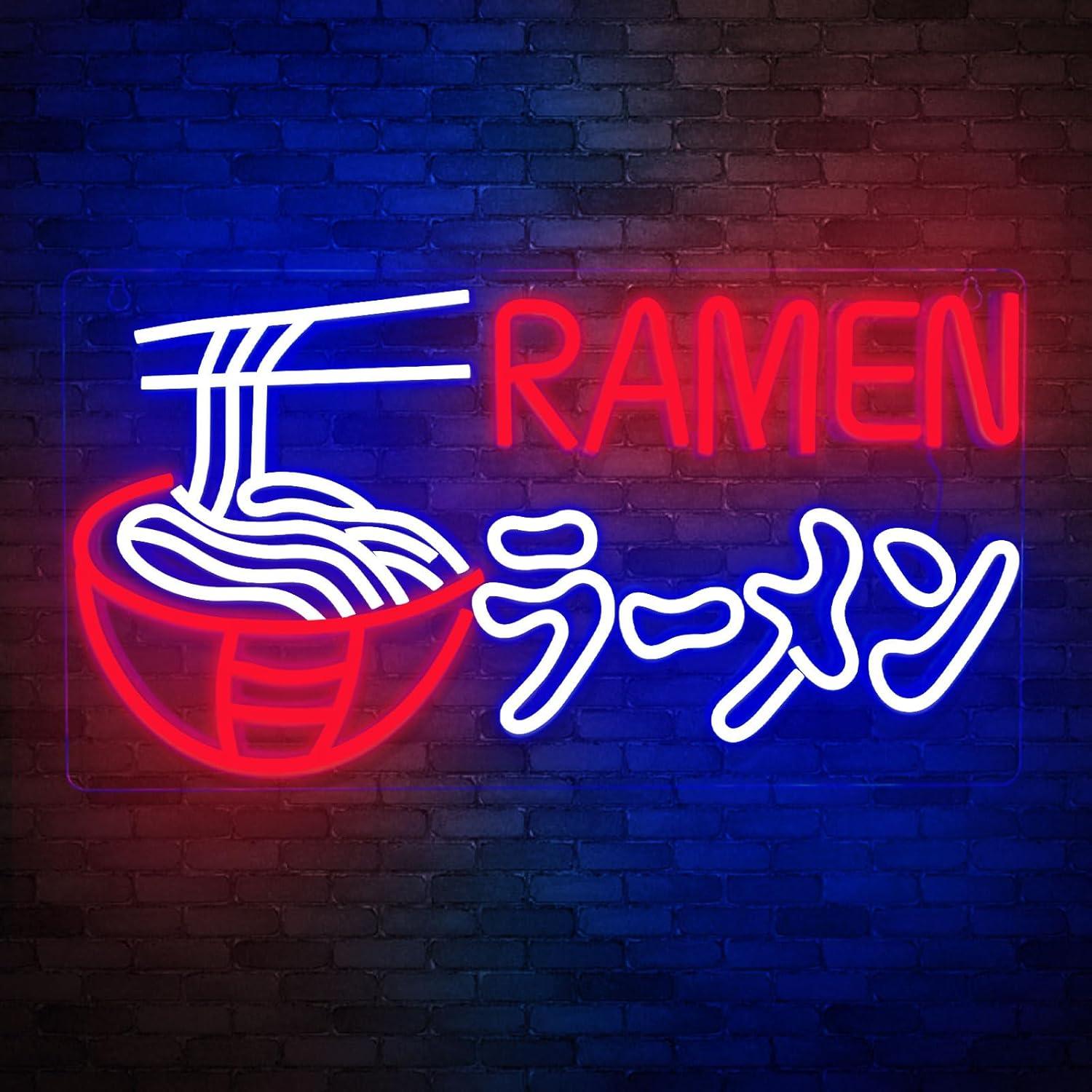 Ramen Neon Sign Japanese Noodl - Commercial Kitchen Japanese ulasan dan harga