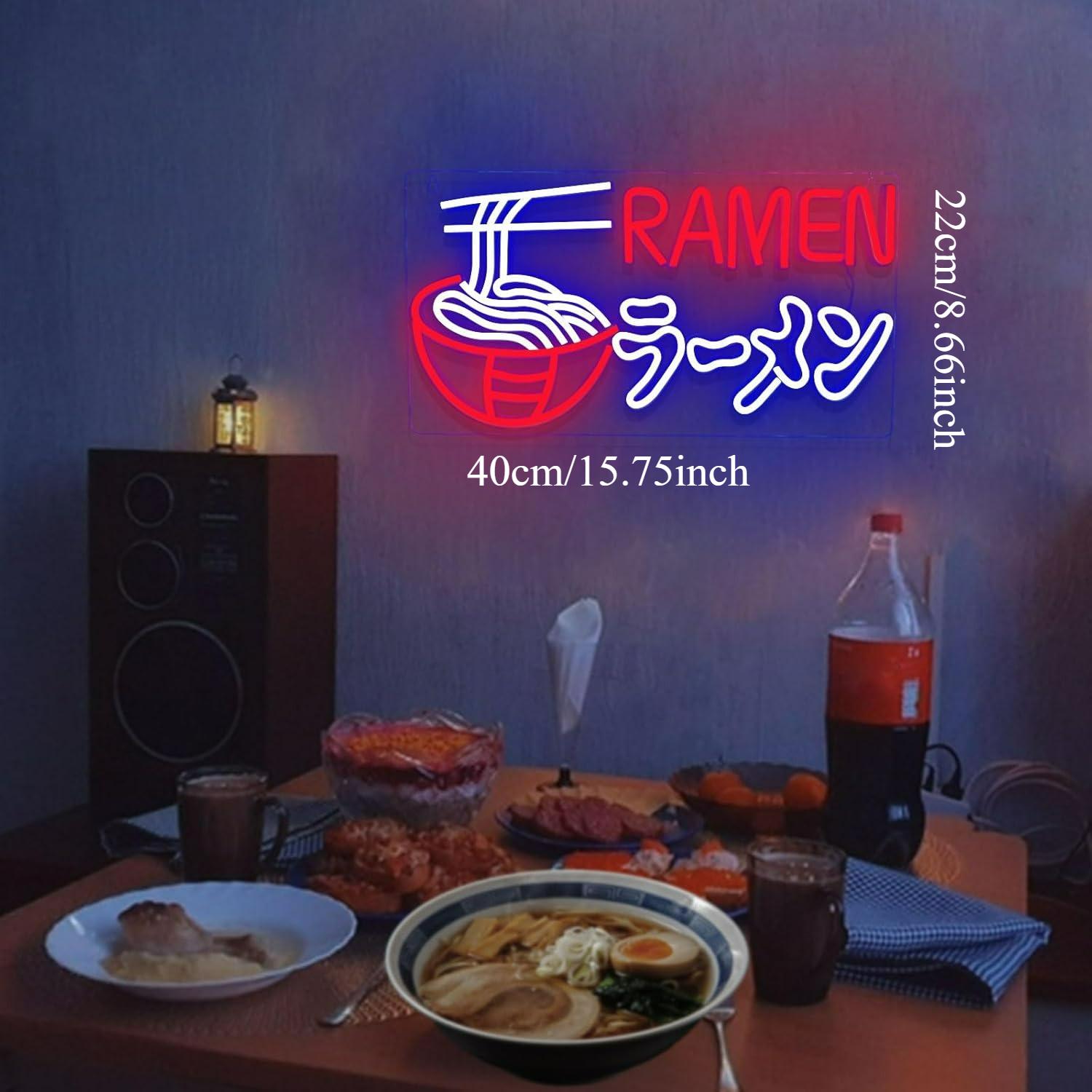 Ramen Neon Sign Japanese Noodl - Commercial Kitchen Japanese ulasan dan harga
